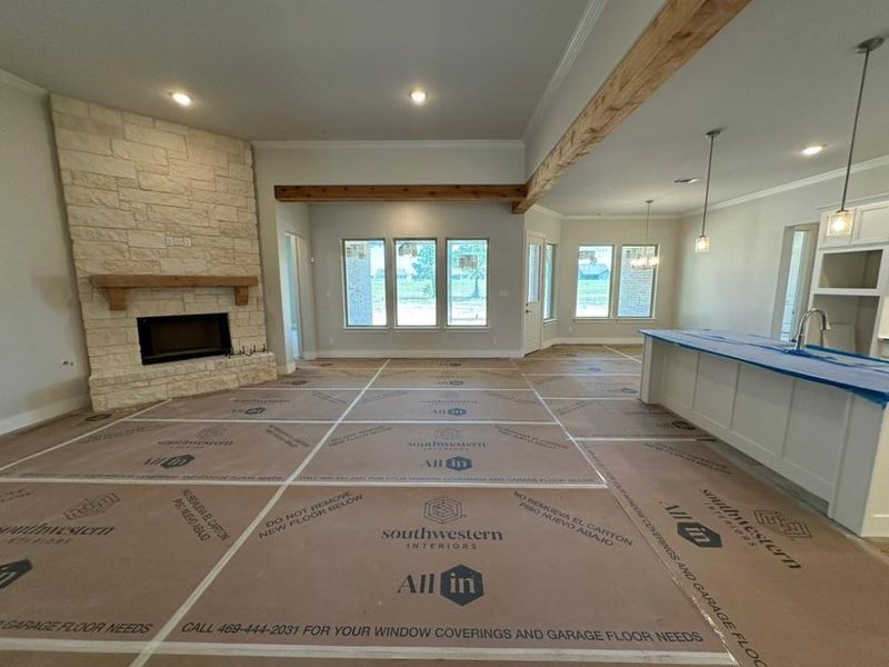 In-progress construction of a new home in Fannin Ranch, Leonard, TX (Image 20). In-progress construction of a new home in Fannin Ranch, Leonard, TX (Image 20).