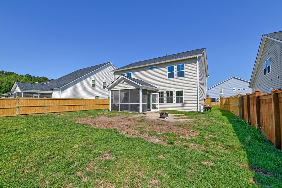Exterior details and patio area of a home in Heron's Walk at Summers Corner, Summerville (Image 30).