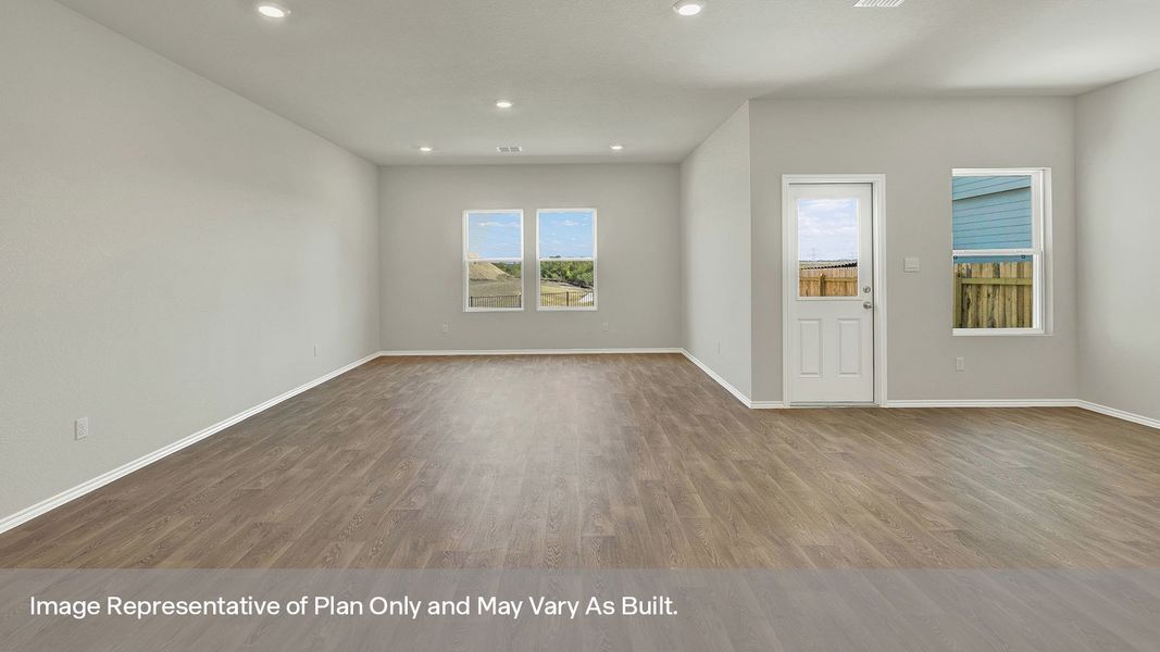 Representative unfurnished interior of a home built from the The Midland by D.R. Horton in Bollinger, Maxwell (Image 20).