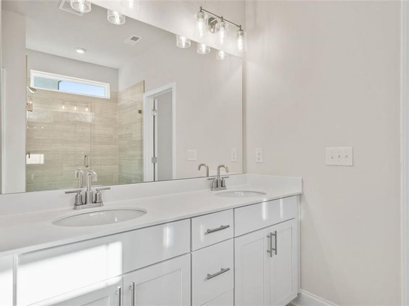 Furnished interior view inside a new home in Wehunt Meadows, Hoschton (Image 11).