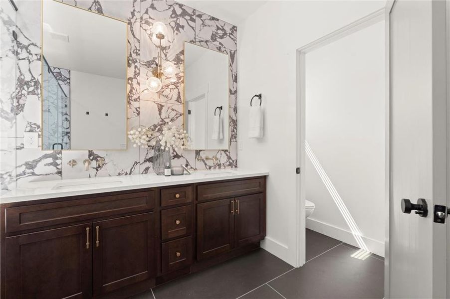 Furnished interior view inside a new home in , Atlanta (Image 19). Furnished interior view inside a new home in , Atlanta (Image 19).
