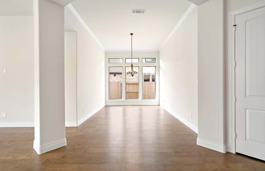 Representative unfurnished interior of a home built from the 2500 by Ravenna Homes in The Highlands 55′, Porter (Image 24). Representative unfurnished interior of a home built from the 2500 by Ravenna Homes in The Highlands 55′, Porter (Image 24).