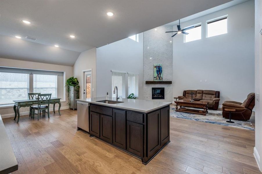 Furnished interior view inside a new home in Glenwood Meadows, Denton (Image 4).