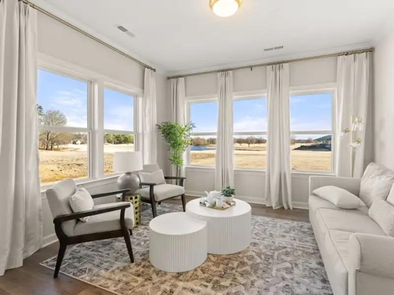 Representative furnished interior of a home built from the Montcrest by True Homes in Whispering Hills, Locust (Image 15).