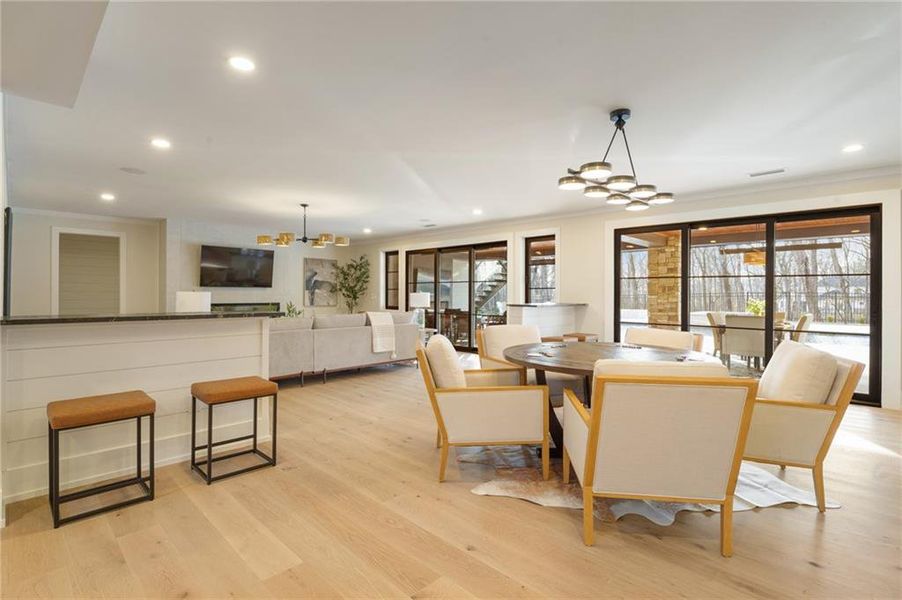 Furnished interior view inside a new home in , Canton (Image 10).