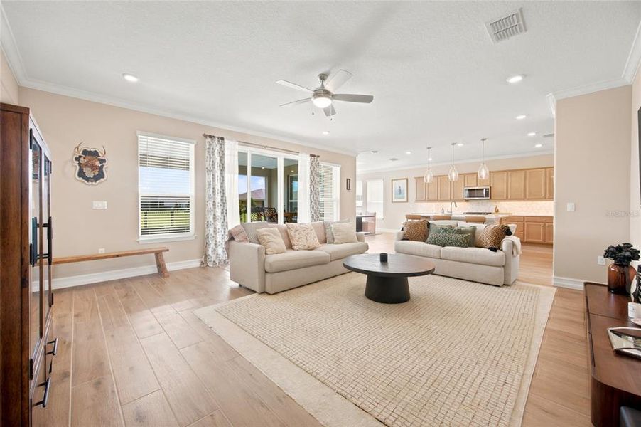 Furnished interior view inside a new home in Ocala Preserve, Ocala (Image 12).