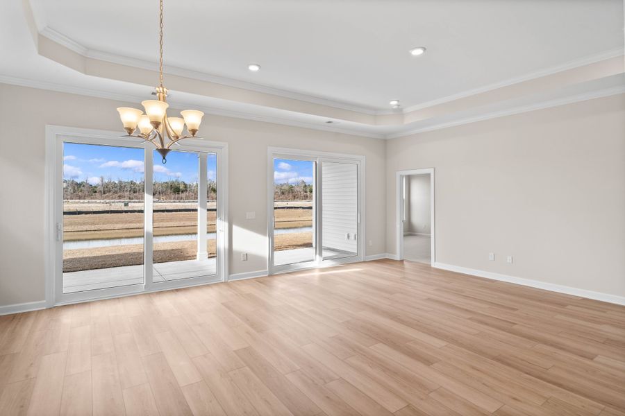Spacious, unfurnished interior of a new home in Traditions at Carolina Forest, Myrtle Beach (Image 11). Spacious, unfurnished interior of a new home in Traditions at Carolina Forest, Myrtle Beach (Image 11).