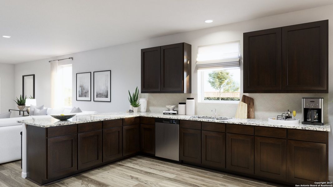 Furnished interior view inside a new home in Swenson Heights, Seguin (Image 29).