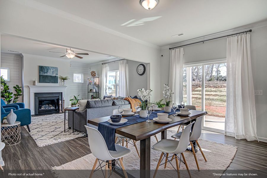 Furnished interior view inside a new home in Dove Hollow, Chesnee (Image 8).