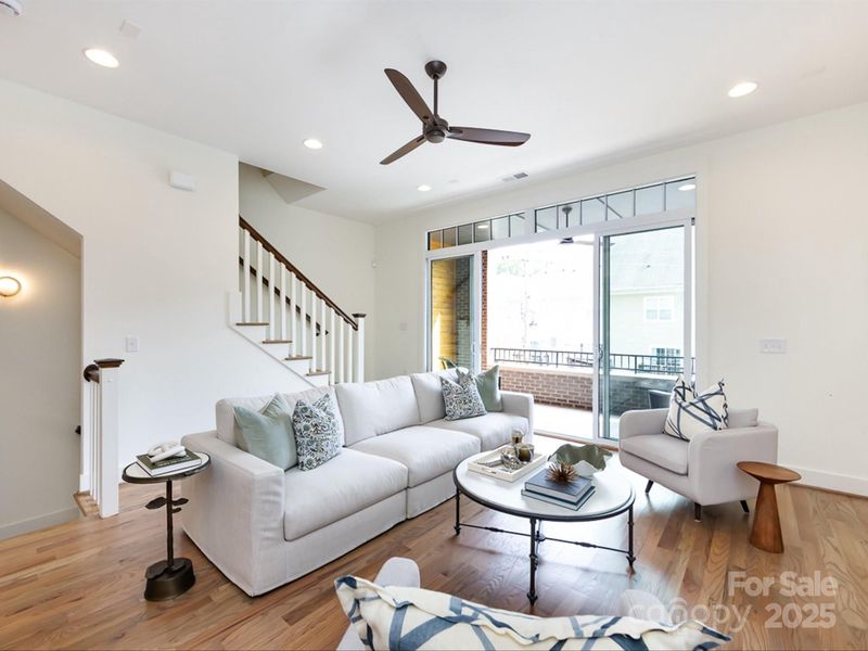 Furnished interior view inside a new home in , Charlotte (Image 3). Furnished interior view inside a new home in , Charlotte (Image 3).