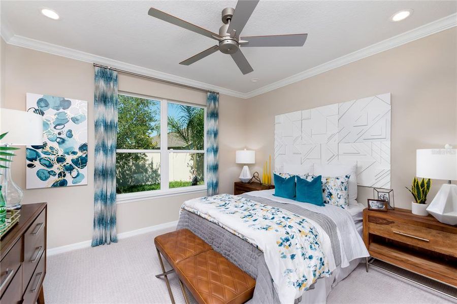 Furnished interior view inside a new home in Hammock at Two Rivers, Zephyrhills (Image 15).