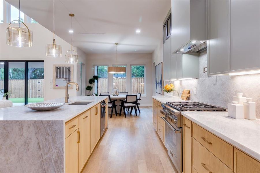 Furnished interior view inside a new home in , Dallas (Image 11).