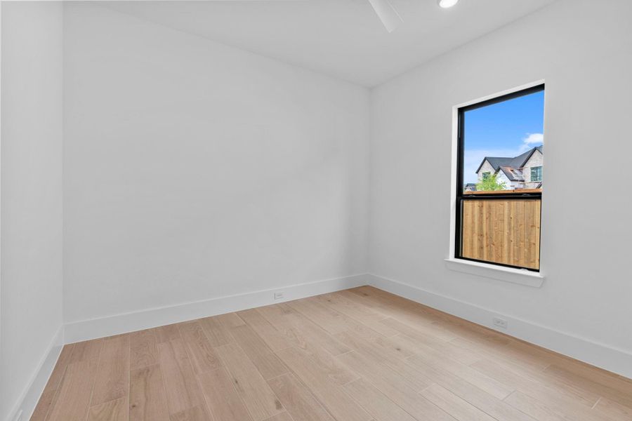 Secondary bedroom. Representative image.