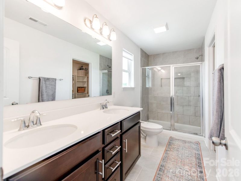 Furnished interior view inside a new home in Sutter's Mill II, Troutman (Image 34).