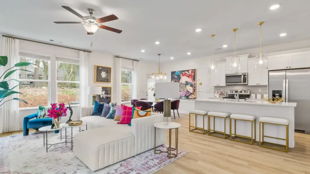 Furnished interior view inside a new home in Diamante, Stockbridge (Image 6).