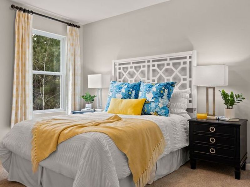 Representative furnished interior of a home built from the Elon by True Homes in Morgan Hills, Albemarle (Image 19).