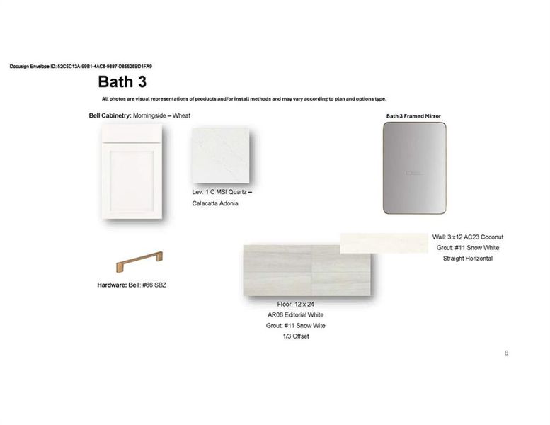 Sample of building materials used in homes in Park Walke, Alpharetta (Image 43).