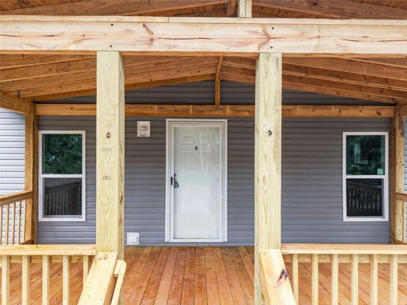 Exterior details and patio area of a home in , Villa Rica (Image 24).