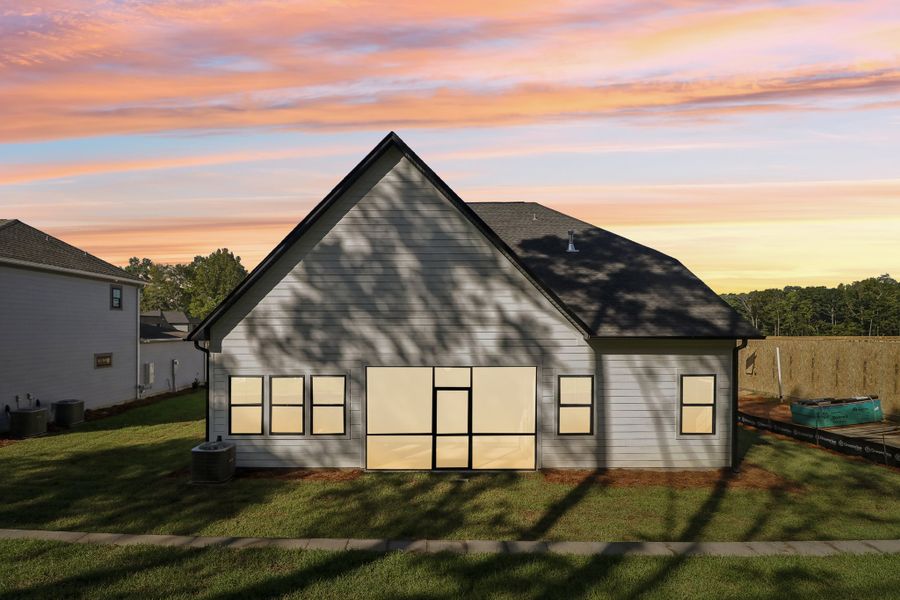 Representative exterior photo of a completed home built from the Audrey II by Great Southern Homes in Collins Cove, Chapin, SC (Image 34).