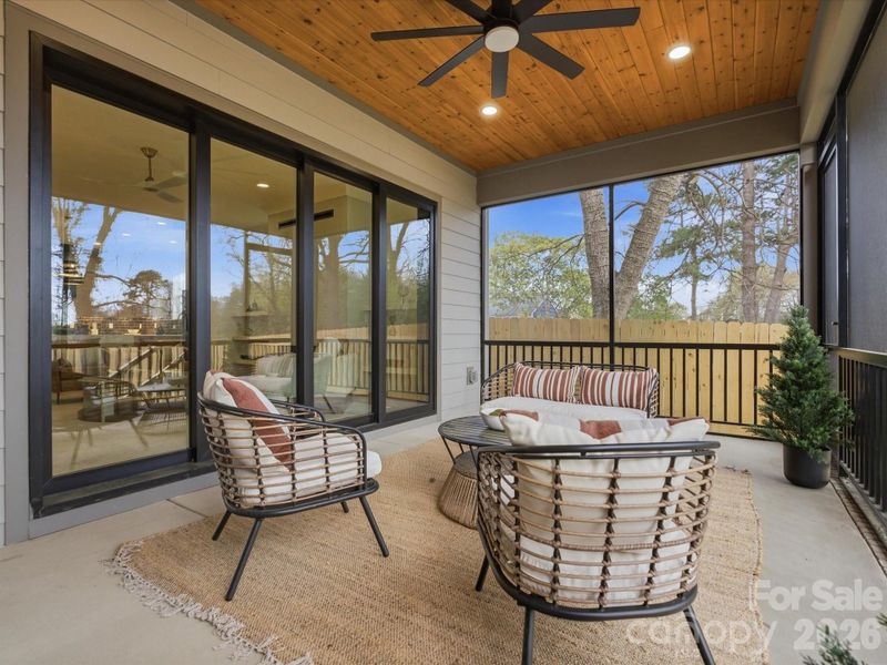 Exterior details and patio area of a home in , Charlotte (Image 3).