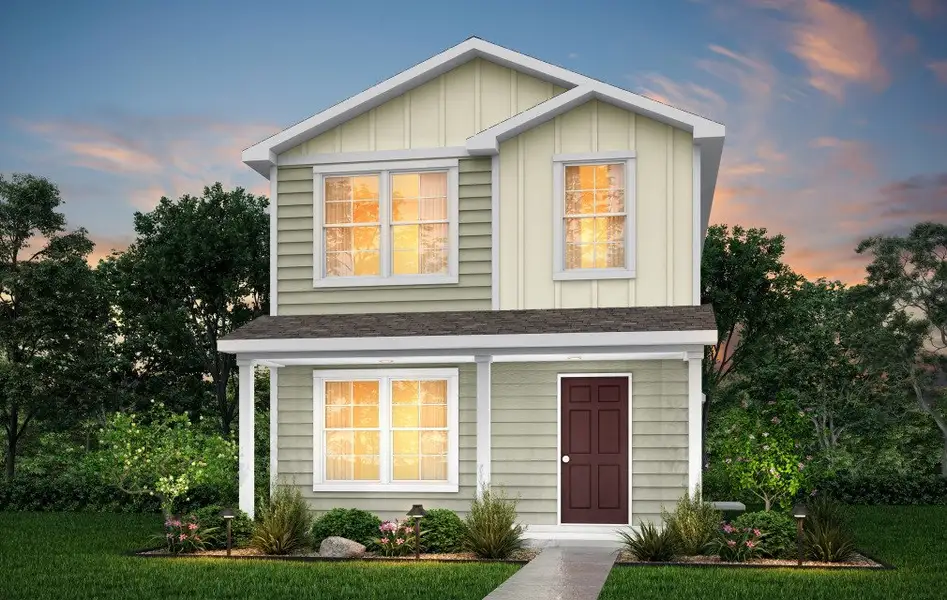 Front exterior of a new home in Dogan, Tyler, TX, highlighting curb appeal (Image 1). Front exterior of a new home in Dogan, Tyler, TX, highlighting curb appeal (Image 1).