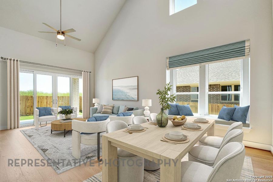 Furnished interior view inside a new home in Homestead, Schertz (Image 5).