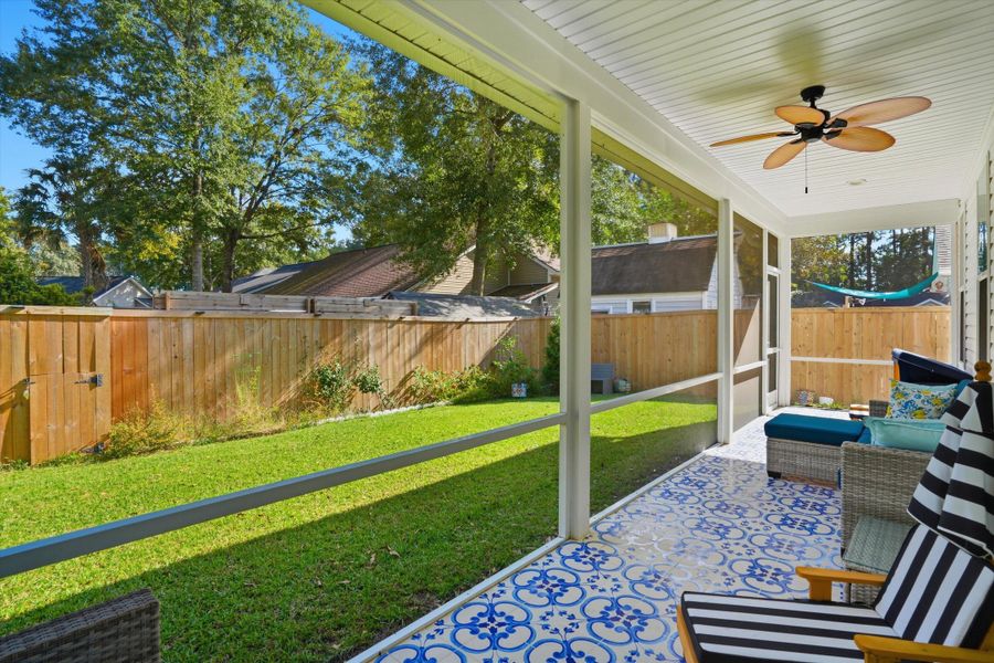Exterior details and patio area of a home in , Summerville (Image 19). Exterior details and patio area of a home in , Summerville (Image 19).