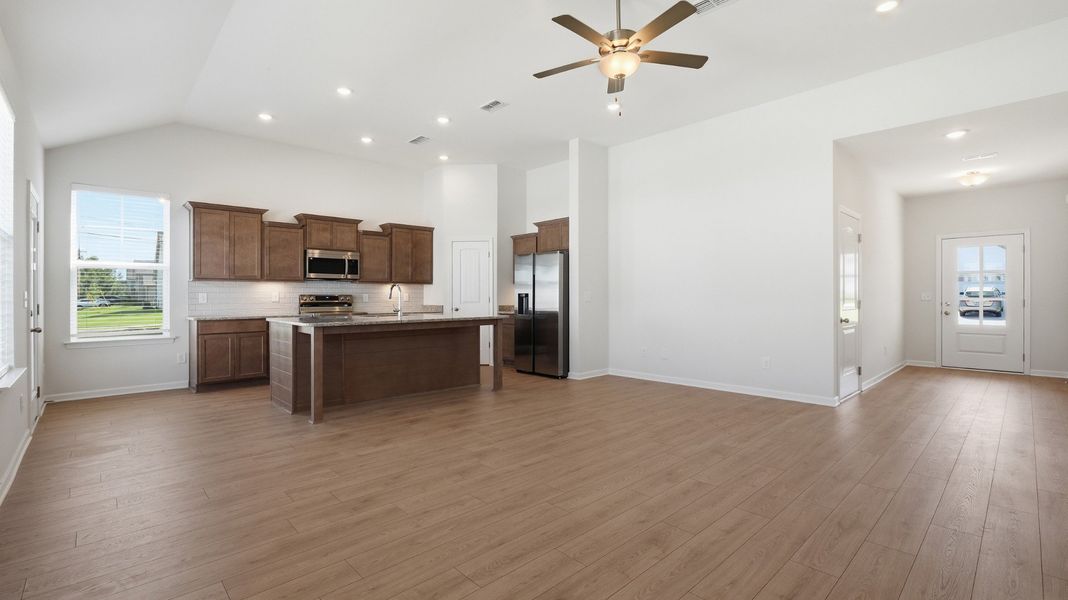 Furnished interior view inside a new home in Wheatfield, Shelbyville (Image 5).