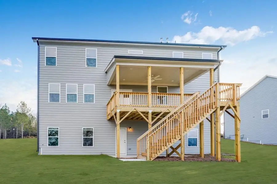Exterior details and patio area of a home in Wellington Estates, Madison (Image 4).