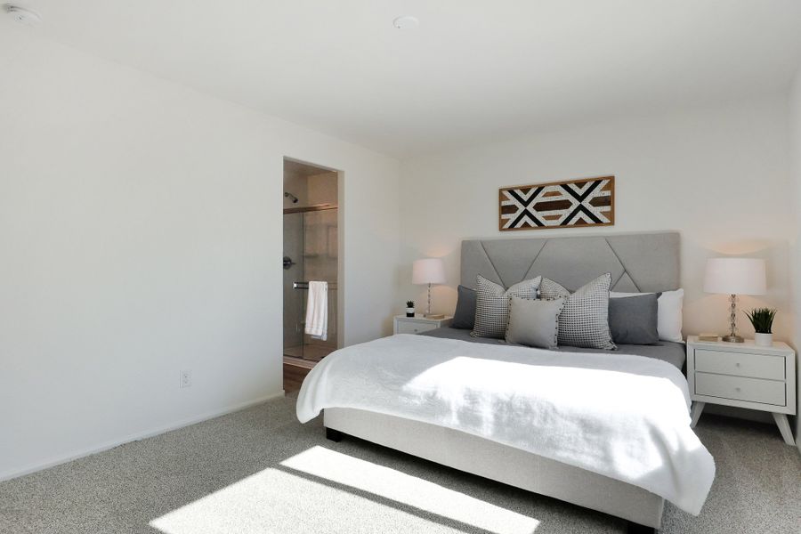 Furnished interior view inside a new home in Cross Creek Ranch, Coolidge (Image 9).