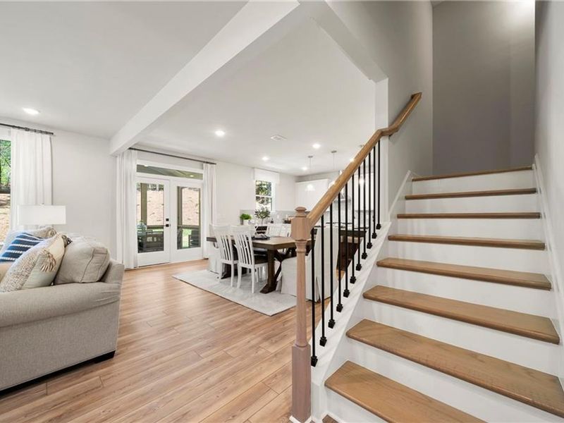 Furnished interior view inside a new home in Riverwood, Dallas (Image 28).