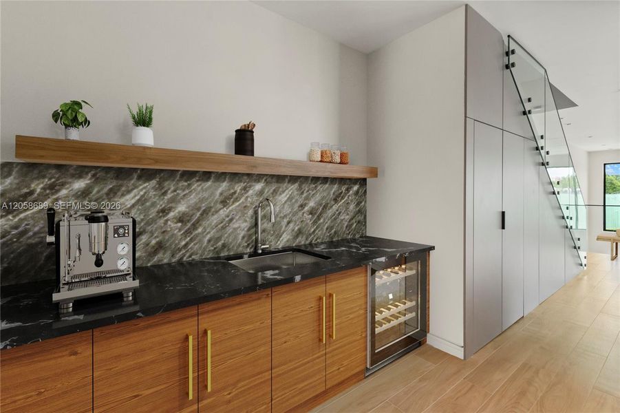Furnished interior view inside a new home in , Miami (Image 5).