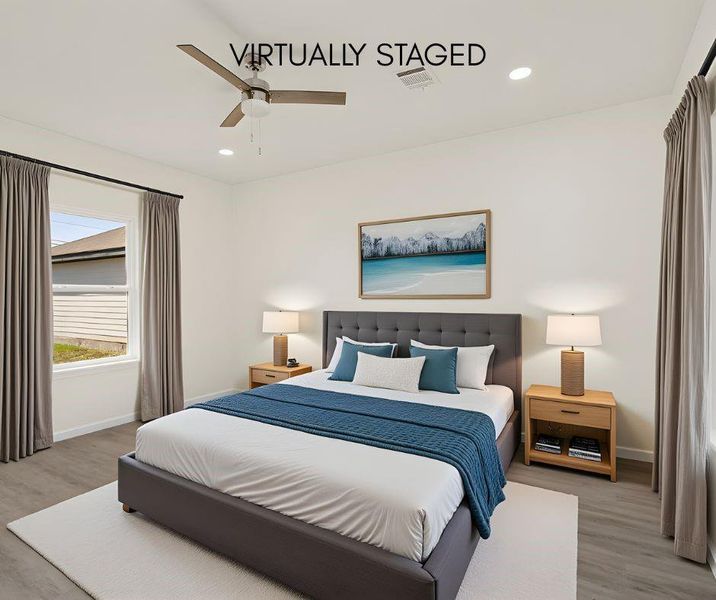 Virtually staged to highlight how this space can be furnished and enjoyed.