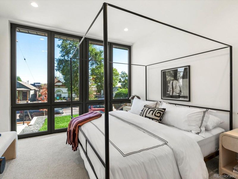 Furnished interior view inside a new home in , Denver (Image 38).