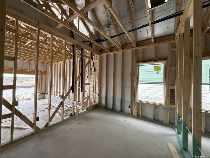 In-progress construction of a new home in The Wilder, Adkins, TX (Image 24).