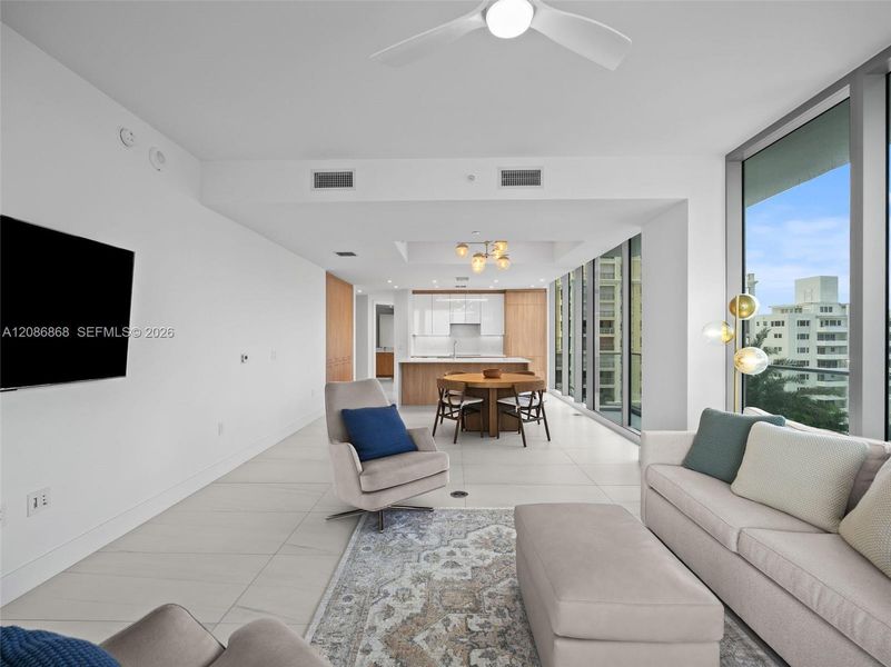 Furnished interior view inside a new home in , Fort Lauderdale (Image 19).
