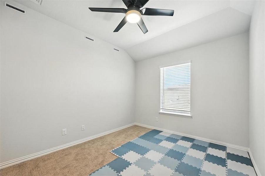 Second Living Space Upstairs for Game Room, Playroom or Media Room