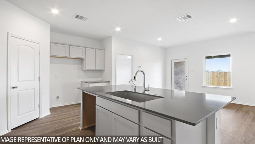 Furnished interior view inside a new home in Porters Mill, New Caney (Image 4).