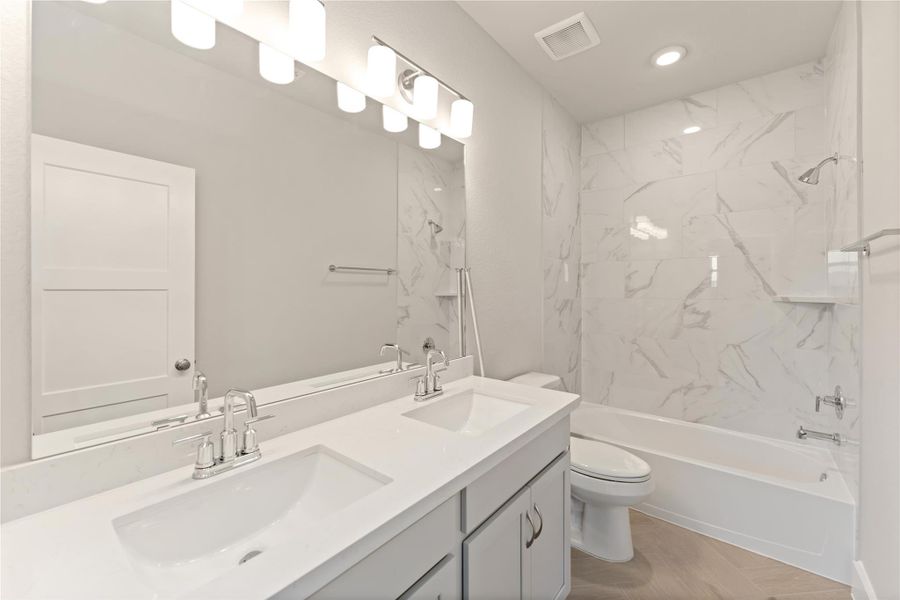 Furnished interior view inside a new home in Arabella on the Prairie, Richmond (Image 14).