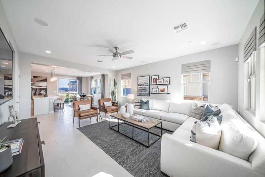 Furnished interior view inside a new home in Parkside, Avondale (Image 5).