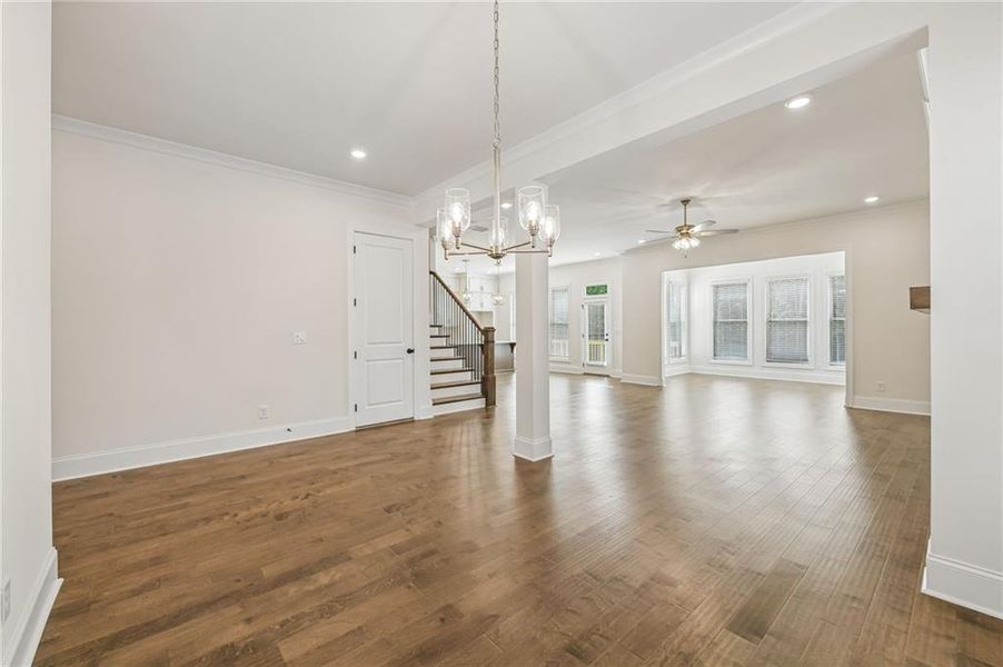Spacious, unfurnished interior of a new home in Waterhaven, Cumming (Image 36).