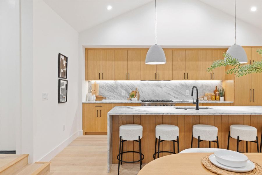 Furnished interior view inside a new home in , Austin (Image 8).