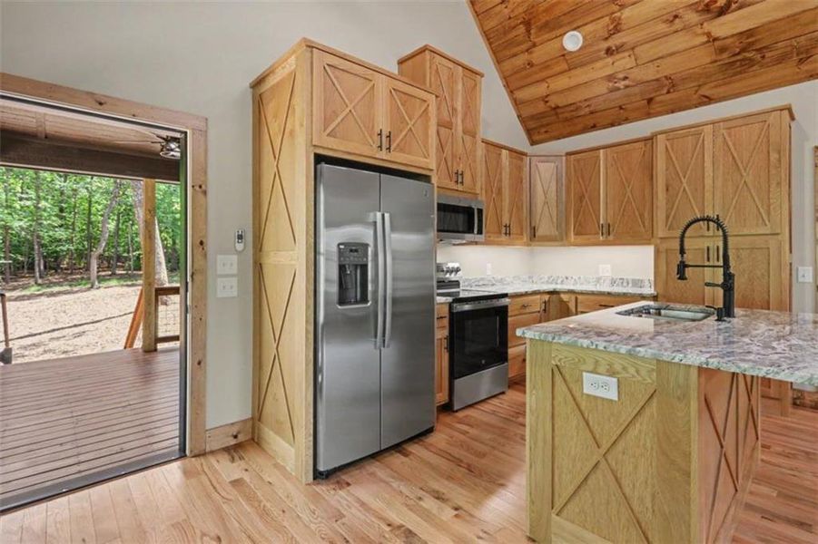 Furnished interior view inside a new home in , Blairsville (Image 5).