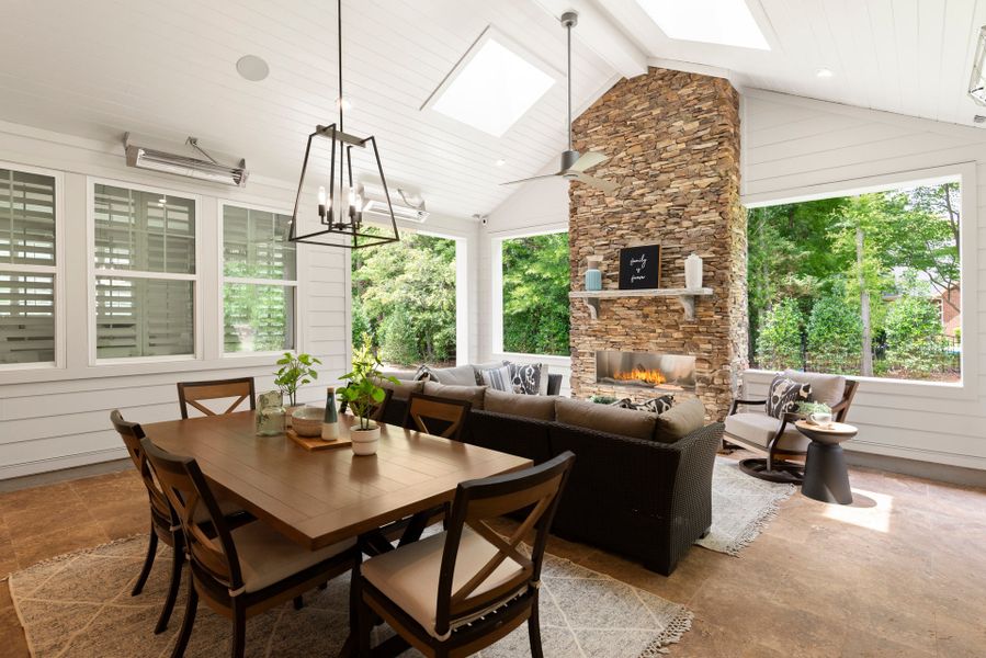 Representative furnished interior of a home built from the Napa SL by Classica Homes in Arden Mill, Fort Mill (Image 73).