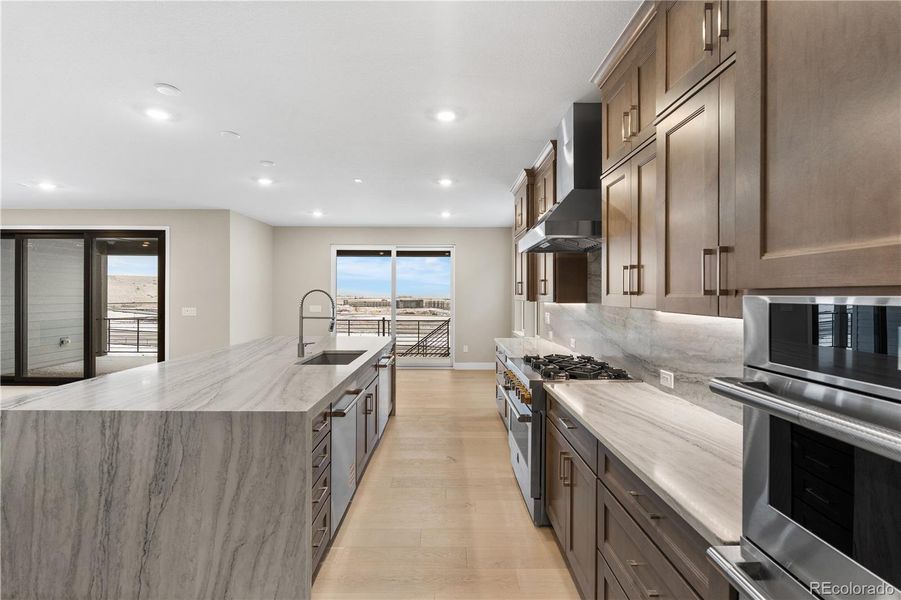 Furnished interior view inside a new home in Autograph at Lyric, Lone Tree (Image 16).
