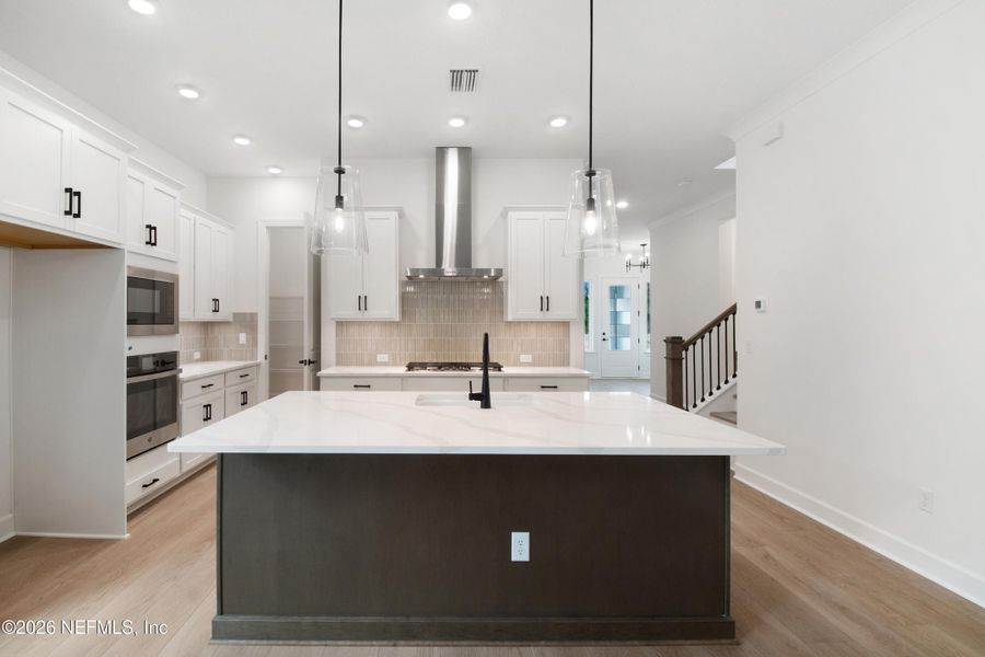 Furnished interior view inside a new home in Reflections 40' Front Load, Ponte Vedra (Image 4).