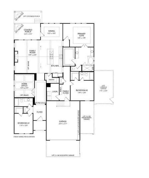 Parkhill Main Level Floor Plan