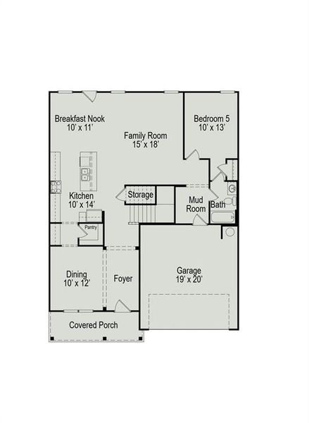 The James First Floor Plan