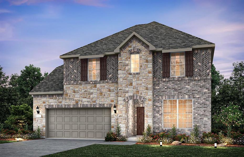 NEW CONSTRUCTION: Beautiful two-story home available at Erwin Farms in McKinney