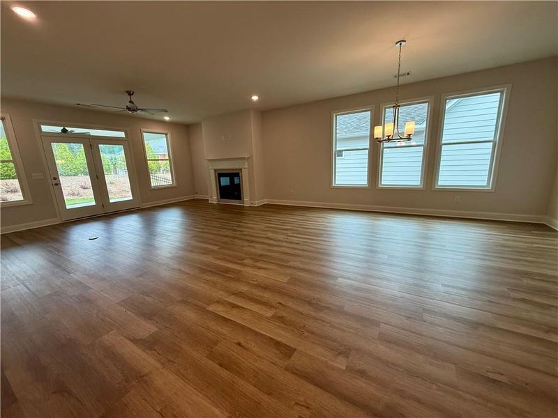 Spacious, unfurnished interior of a new home in , Hiram (Image 18).